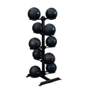Black Rubber Slam Balls & Rack Package | Body Solid (GMR20-SLAMPACK)