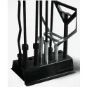 10 Bar Vertical Storage Stand - Olympic Bar Holder | IRON COMPANY (10BH)