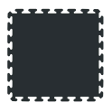 AKTIVLOK Black Rubber Interlocking Flooring Tiles - 2' x 2' x 3/8" | Regupol (AKTIVLOK-BLACK)