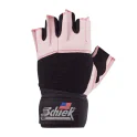 3/4 Finger Weight Training Gloves with Wrist Wraps (Pair) | Schiek (540)