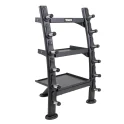 Commercial Accessory Rack for Cable Attachments and Machine Bars | TKO (848ACR-BK)