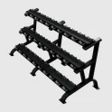 Troy 15-Pair Dumbbell Rack with Saddles | Troy Barbell (DR-15)