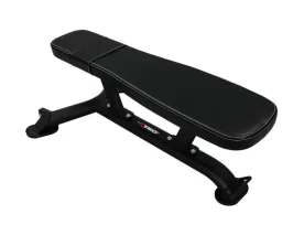 TKO (7046-G2) Signature Flat Weight Bench from front showing matte black frame finish.