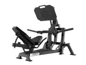 Arsenal Strength 9079 FORGEX Pivot Leg Press in Black — Heavy-Duty Plate-Loaded Lower Body Machine Engineered for Leg Strength, Muscle Isolation, and Power Performance