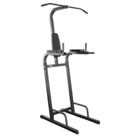 Body-Solid Best Fitness Vertical Knee Raise Tower (BFVK10B) with Durable Steel Frame and Ergonomic Design for Core and Upper Body Workouts in Home Gyms