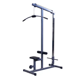 Body-Solid PLM180X Powerline Lat Machine with Lat Pulldown and Low Row Station for Residential Strength Training. Weight Plates and Collars Not Included