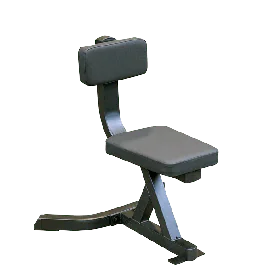 Body Solid GST20B Seated Utility Bench for dumbbell and barbell workouts now in matte black finish and is available for sale at IRON COMPANY.