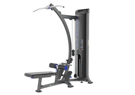 BodyCraft Lat Pulldown and Mid Row Machine Showcasing its Dual-Functionality, Ergonomic Design, and Durable 11-Gauge Steel Frame