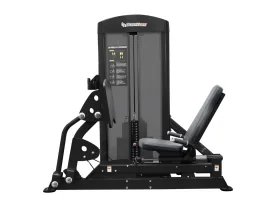 Black BodyKore GR631 Dual Leg Press and Calf Extension Machine
