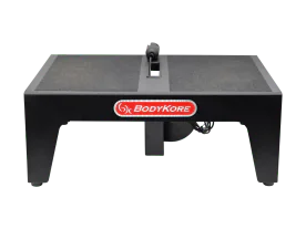 BodyKore MX1182 Squat Box with Integrated Pulley System and Anti-Slip Padded Surface for Safe Belt Squats and Cable Exercises