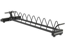 Defiant Strength 72" Horizontal Bumper Storage | TKO (DS-950-72) with Curved Handle and Wheels, Perfect for Gym Plate Organization