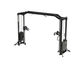 TKO Defiant Strength Cable Crossover (MS-2) with Dual Adjustable Pulleys and 1:2 Resistance Weight Stacks