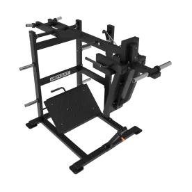 Defiant Strength Pendulum Squat Machine by TKO (DS-1021) Featuring a Large Non-Skid Footplate, Durable Construction, and Integrated Weight Storage Pegs