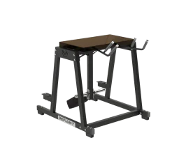 Defiant Strength Reverse Hyper Extension by TKO (DS-921) Featuring Pivoting Movement Arms, Premium Naugahyde Upholstery, and Stainless Steel Weight Horns for Strength and Rehab Training