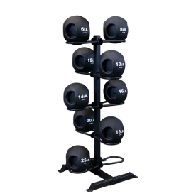 Dual Grip Medicine Balls & Rack Package | Body Solid (GMR20-DUALPACK) available for sale at IRON COMPANY