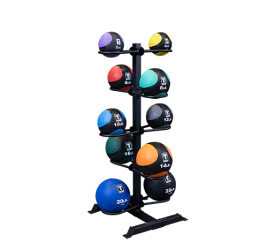 Color Coded Medicine Balls & Rack Package | Body Solid (GMR20-MEDPACK)