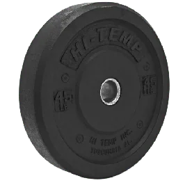 Hi-Temp Recycled Rubber Bumper Plates are quality made in the USA for maximum durability and unmatched performance in the weight room and can be purchased  on GSA contract 47QSMA22D08NN.