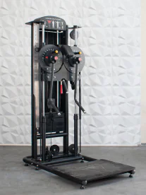 Muscle D Fitness Classic V2 Muscle-Flight Trainer S-CV2-MFTR Selectorized Upper Body Machine with Iso-Lateral Arms and Integrated Foot Platform