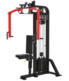 Muscle D Fitness Classic V2 Selectorized Pec Rear Delt Combo S-CV2-PDRD Commercial Chest and Rear Shoulder Machine with 200 lb. Weight Stack