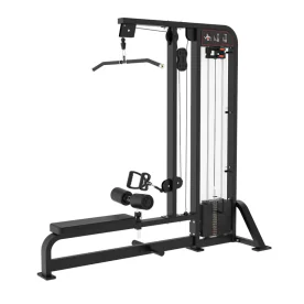 Muscle D Fitness Classic V2 Selectorized Lat Pulldown Low Row Combo Machine S-CV2-LLR with 300 lb. Weight Stack