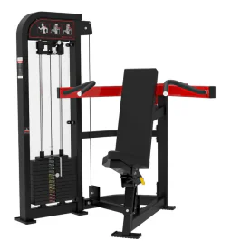 Muscle D Fitness Classic V2 Selectorized Shoulder Press Machine S-CV2-SP with 200 lb. Weight Stack