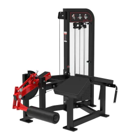 Muscle D Fitness Classic V2 Selectorized Prone Leg Curl S-CV2-PLC with 200 lb. Weight Stack and Angled Bench for Hamstring Training