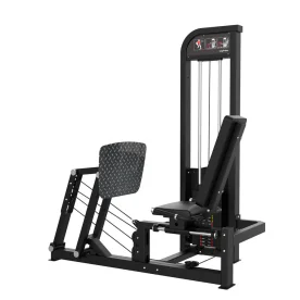 Muscle D Fitness Excel Selectorized Horizontal Leg Press with 200 lb. Weight Stack and Adjustable Backrest for Leg and Glute Training