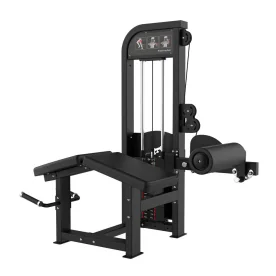 Muscle D Fitness Excel Selectorized Prone Leg Curl with 200 lb. Weight Stack and Ergonomic V-Shaped Support Pads