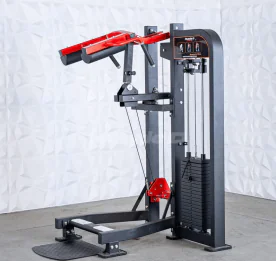 Muscle D Fitness Classic V2 Selectorized Standing Calf Raise Machine S-CV2-SC with 200 lb. Weight Stack