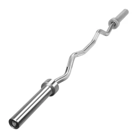 Stainless EZ Curl Gym Bar | American Barbell (OBZ-SS)