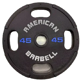 Urethane Olympic Grip Plates | American Barbell (OPAB1-XR)