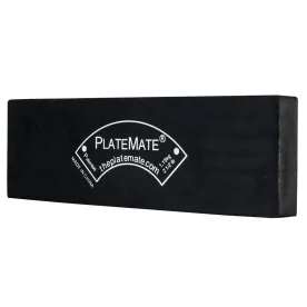 PlateMate 2.5 lb. Brick Magnetic Add-On Weight Featuring a Black Rectangular Steel Body with Two Circular Silver Magnets on Top, Designed to Attach to Metal Selectorized Weight Stacks