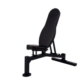 Powertec WB-UBS Streamline Utility Bench – Adjustable Flat, Incline, and Decline (FID) Weight Bench for Strength Training in Home and Garage Gyms