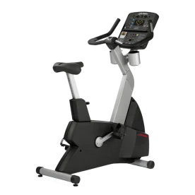 Refurbished Life Fitness Integrity Series CLSC Upright Bike with Ergonomic Seat, Wide Pedals, and Deluxe Racing Handlebars for Commercial or Home Gym Use