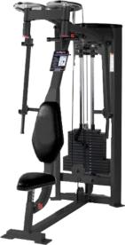 ProMaxima Raptor P-1100 Rear Deltoid Pectoral Fly Machine with 225 lb. Selectorized Weight Stack and Adjustable Range of Motion Arms