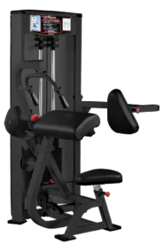 ProMaxima Raptor P-3100 Selectorized Tricep Extension Machine with 150 lb. Weight Stack and Adjustable Seat
