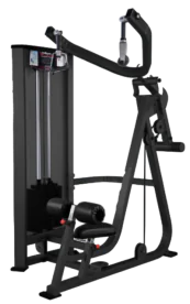 ProMaxima Raptor P-4100 Hi Lat Pull Selectorized Lat Pulldown Machine with 225 lb. Weight Stack and Tri-Axis Handles
