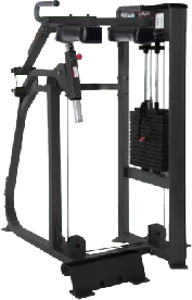 ProMaxima Raptor P-5900 Standing Calf Raise Machine with 225-lb Selectorized Stack, Six-Position Shoulder Pads and Full Safety Shrouds