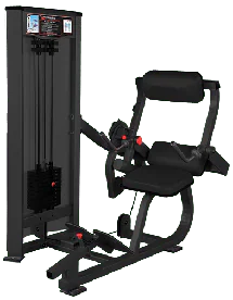 ProMaxima Raptor P‑6000 Low Back Extension Machine — Selectorized 150‑lb Weight Stack, Adjustable Foot Platform, ROM Limiters, Full‑Length Shrouds