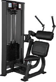 ProMaxima Raptor P‑6100 Selectorized Abdominal Crunch Machine with 150‑lb Enclosed Stack, Five‑Position Seat and Ergonomic Handles