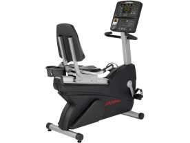 Refurbished Life Fitness Integrity Series CLSR Recumbent Bike with Ergonomic Seat and Wide Ride Pedals for Commercial and Home Use