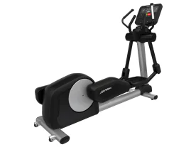 Refurbished Life Fitness Integrity Series Elliptical Cross-Trainer with Rear Drive System, 18-Inch Stride Length, Ergonomic Moving Handles, and 25 Resistance Levels for Low-Impact, Full-Body Cardio Workouts