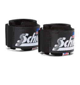 Schiek 1100WS Black Weightlifting Wrist Supports Featuring a 2" Extra-Wide Strap and Reinforced Neoprene Padding for Maximum Wrist Stability