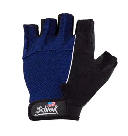 Schiek Fingerless Cross-Training Fitness Gloves with Gel Padding, Non-Slip Grip, and Breathable Mesh for Comfort and Durability