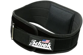 Schiek 4006OB 6" Outdoor Back Support Belt in Black, Designed for Superior Lumbar Support and Stability
