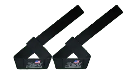 Schiek 1000LLS Black Leather Weightlifting Straps, Featuring a 21-Inch Length and 1.5-Inch Width for Maximum Grip Stability and Wrist Support