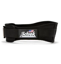 Schiek 2004 Black Weight Training Belt – 4 3/4" Back Support for Powerlifting and Strength Training