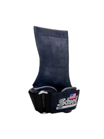 Schiek 1900 Ultimate Grips in Black, Featuring a Multi-Function Design for Superior Grip, Wrist Support, and Lifting Stability