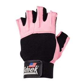 Schiek 520 Pink Women's Workout Gloves with Gel Padding, Ergonomic Fit, and Reinforced Stitching for Durability and Hand Protection
