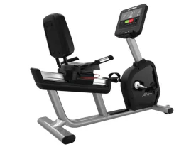 Refurbished Life Fitness Integrity Series Recumbent Bike with Ergonomic Seat, Belt-Driven System, and Self-Powered Cordless Design for Low-Impact Cardio Workouts